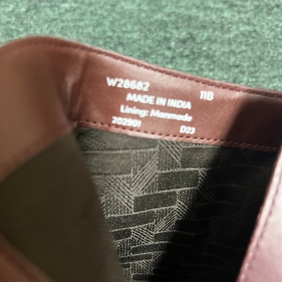 Cole Haan Holis Buckle Bootie Womens Size 11 B Burgundy Leather Ankle Boots NWT - Picture 8 of 8